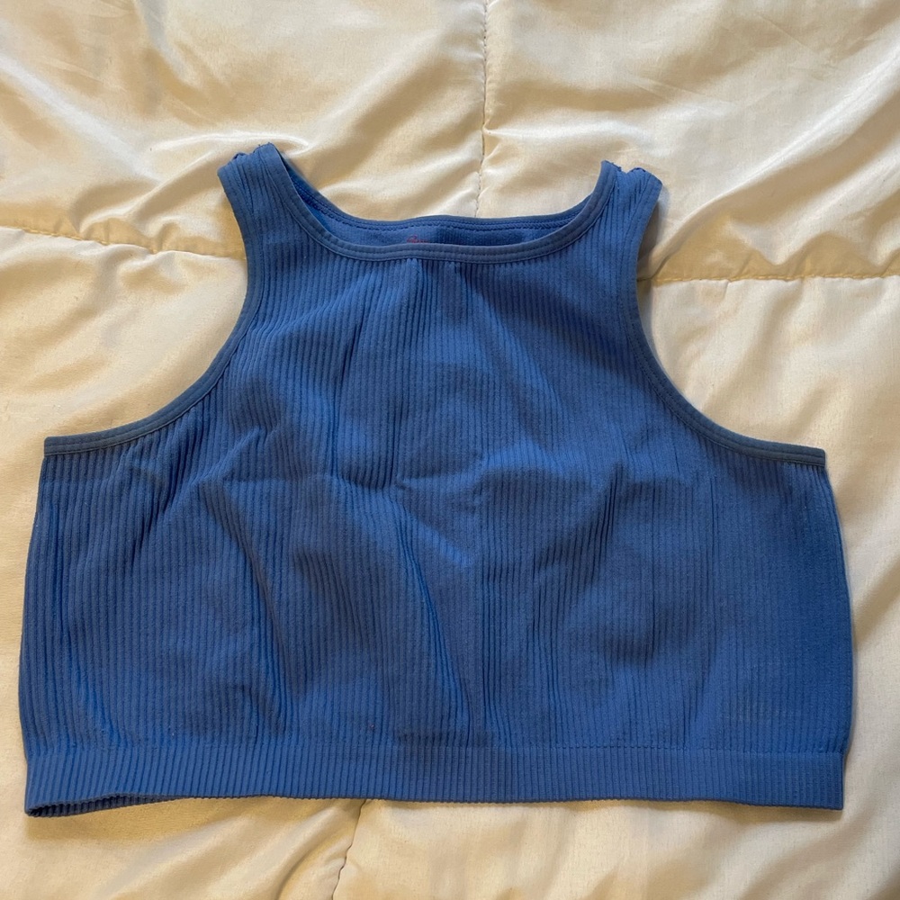 High Neck Crop Top